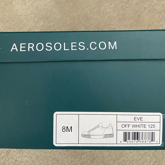 New in Box - Aerosoles Eve Off-White Sneakers Size 8 - Picture 5 of 6